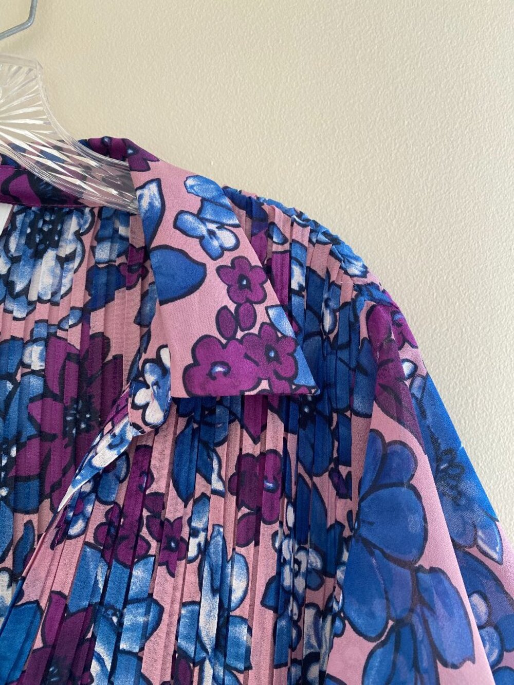Vintage Bright Floral Blouse